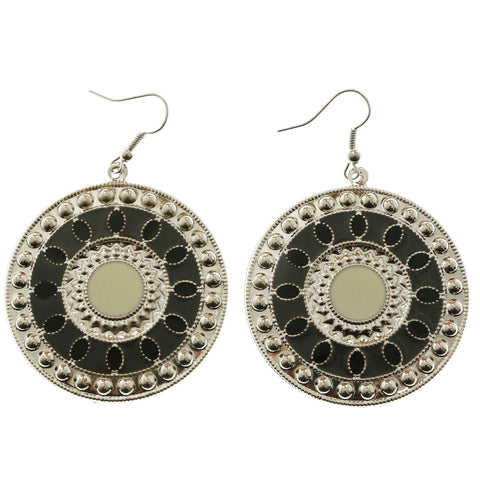 Mi Amore Dangle-Earrings Silver-Tone/Gray