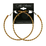 Mi Amore Hoop-Earrings Silver-Tone/Multicolor