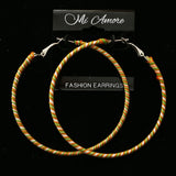 Mi Amore Hoop-Earrings Silver-Tone/Multicolor