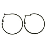 Mi Amore Hoop-Earrings Black/White