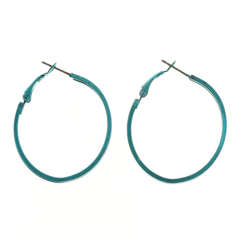 Mi Amore Hoop-Earrings Blue