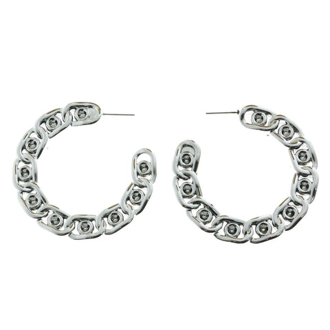 Mi Amore Dangle-Earrings Silver-Tone