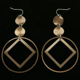 Mi Amore Drop-Dangle-Earrings Bronze-Tone