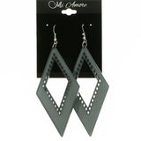 Mi Amore Dangle-Earrings Gray/Silver-Tone