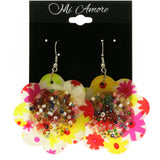 Mi Amore Flower Dangle-Earrings Multicolor