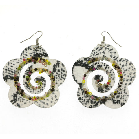 Mi Amore Flower Dangle-Earrings Multicolor
