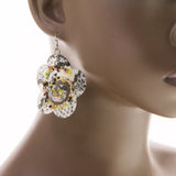 Mi Amore Flower Dangle-Earrings Multicolor