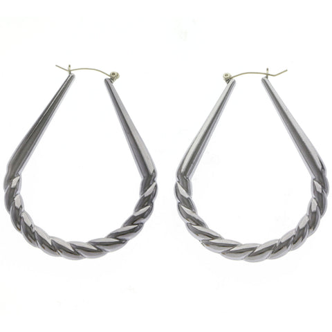 Mi Amore Dangle-Earrings Gray/Silver-Tone