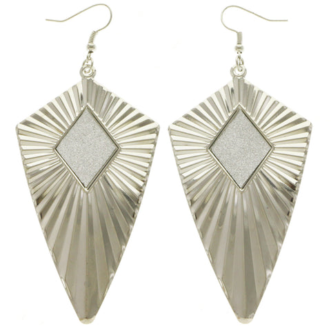 Mi Amore Dangle-Earrings Silver-Tone