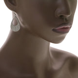 Mi Amore Dangle-Earrings Silver-Tone