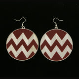 Mi Amore Dangle-Earrings Red/Silver-Tone
