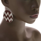 Mi Amore Dangle-Earrings Red/Silver-Tone