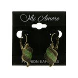 Mi Amore Dangle-Earrings Bronze-Tone/Green