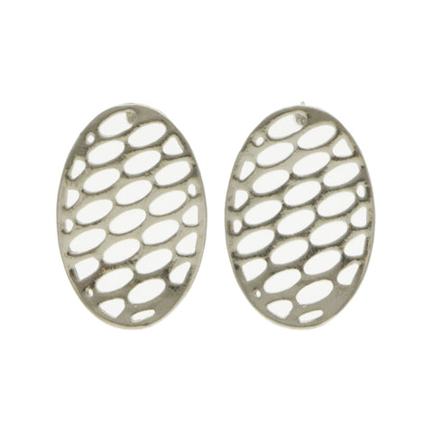 Mi Amore Dangle-Earrings Silver-Tone