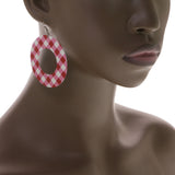 Mi Amore Dangle-Earrings Red/White