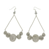 Mi Amore Dangle-Earrings Silver-Tone