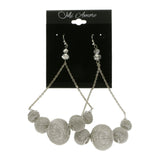 Mi Amore Dangle-Earrings Silver-Tone