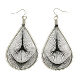 Mi Amore Dangle-Earrings Silver-Tone/Black