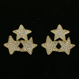 Mi Amore Star Post-Earrings Gold-Tone