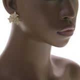 Mi Amore Star Post-Earrings Gold-Tone