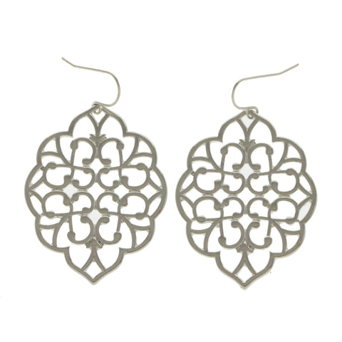 Mi Amore Dangle-Earrings Silver-Tone