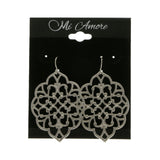 Mi Amore Dangle-Earrings Silver-Tone