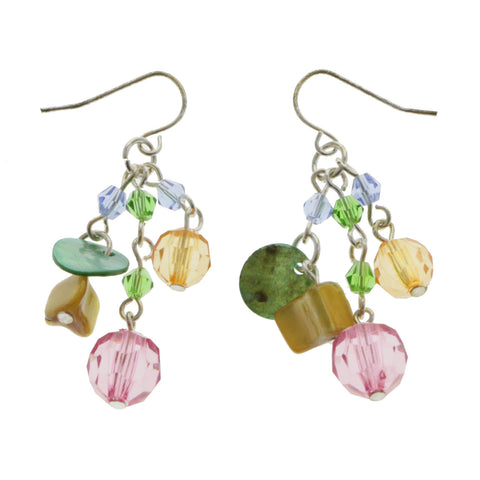 Mi Amore Drop-Dangle-Earrings Multicolor