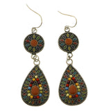 Mi Amore Dangle-Earrings Silver-Tone/Multicolor