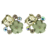 Mi Amore Dangle-Earrings Dark-Silver/Blue
