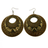Mi Amore Dangle-Earrings Bronze-Tone/Tan