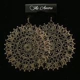 Mi Amore Dangle-Earrings Bronze-Tone
