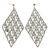 Mi Amore Dangle-Earrings Dark-Silver