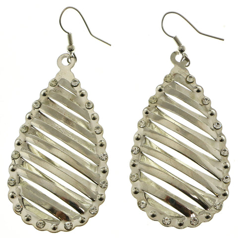 Mi Amore Dangle-Earrings Silver-Tone