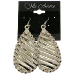 Mi Amore Dangle-Earrings Silver-Tone