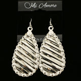 Mi Amore Dangle-Earrings Silver-Tone