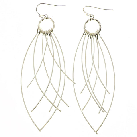 Mi Amore Dangle-Earrings Silver-Tone