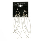 Mi Amore Dangle-Earrings Silver-Tone