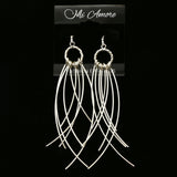 Mi Amore Dangle-Earrings Silver-Tone