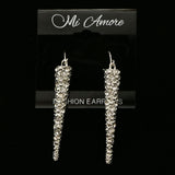 Mi Amore Dangle-Earrings Silver-Tone