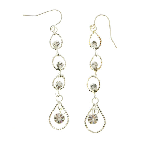 Mi Amore Dangle-Earrings Silver-Tone