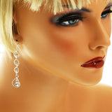 Mi Amore Dangle-Earrings Silver-Tone