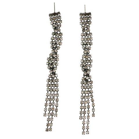 Mi Amore Dangle-Earrings Black