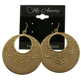 Mi Amore Dangle-Earrings Gold-Tone/Peach