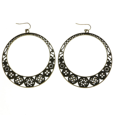 Mi Amore Dangle-Earrings Bronze-Tone