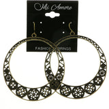 Mi Amore Dangle-Earrings Bronze-Tone
