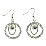 Mi Amore Dangle-Earrings Silver-Tone