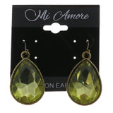 Mi Amore Dangle-Earrings Gold-Tone/Green