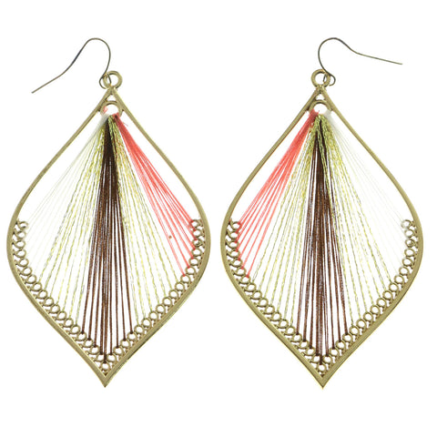 Mi Amore Dangle-Earrings Gold-Tone/Multicolor