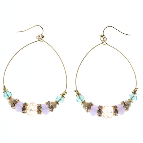 Mi Amore Dangle-Earrings Gold-Tone/Multicolor