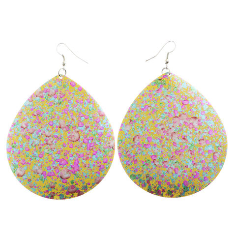 Mi Amore Dangle-Earrings Yellow/Multicolor